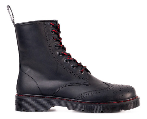 Botas Offlander Boston Negro Piel Genuina + Envío Gratis