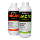 Kit Nutrientes Hidroponia Verdeagua Macro + Micro 1 Litro