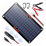 Oymsae 10 W Cargador De Batería Solar Portátil De 12 V Trick