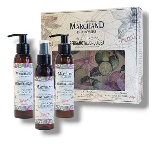 Marchand Jazmin & Mango Colonia + Crema +gel Ducha Masaromas