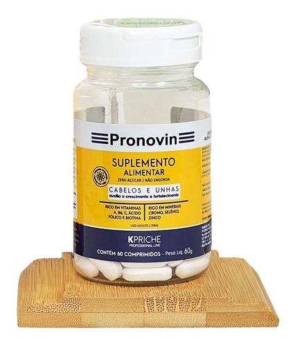 Suplemento Nutre E Cresce 60 Comprimidos Vitamínico Pronovin
