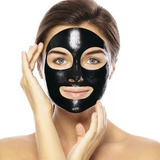 Macara Mascarilla Facial Negra Banda Puntos Negros