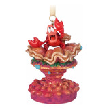 Disney Adorno Colgante Ornamento Navideño Sebastian Ariel 