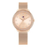 Reloj Tommy Hilfiger Mujer 1782700 Modern Classic Malla Rose Bisel Rose Fondo Rose