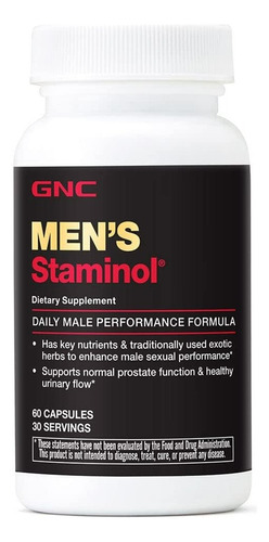 Gnc | Men's Staminol | 60 Capsules