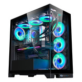 Gabinete Prisma Pro Black Rgb Eatx, Vidrio Templado, Usb 3.0