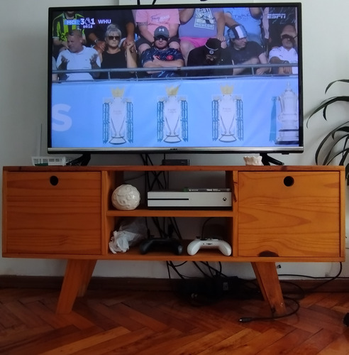 Rack Tv Madera Maciza 