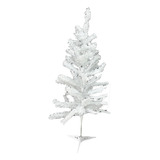 Arbolito De Navidad 90cm 108 Ramas De 5cm Blanco Elegante