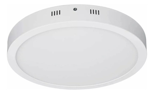 Lampara De Sobreponer 36w Panel Led Luz Blanca Fria 29 Cm Color Blanco