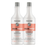 Inoar Kit Cicatripontas Shampoo + Condicionador 1 Litro