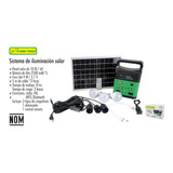 Sistema De Iluminacion Solar Portatil Camping 10 W