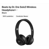 Audífonos Beats Solo 3 Negro Mate