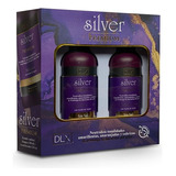  Pack Deluxe Silver Matizador Shampoo Acondicionador 200ml