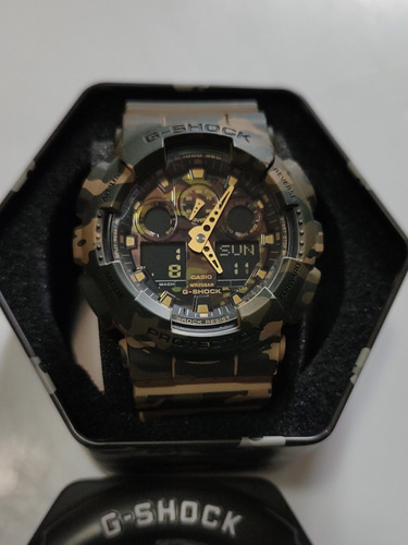 Casio G-shock Camuflado Ga-100cm-5adr (original Casio)