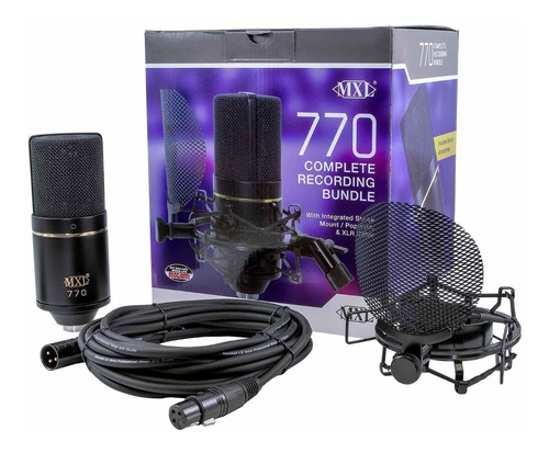 Mxl 770 Complete Multi-pattern Vocal Condenser Microfono Kit