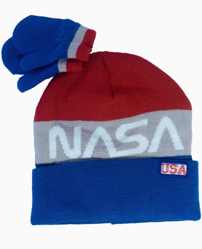 Gorro Y Guantes De La Nasa Para Niño Beanie Bioworld