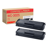 2x Toner Compatível C/ Xerox Phaser 3020 Workcentre Wc3025