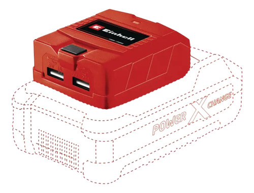 Cargador Portátil Inalámbrico Power Bank 2 Usb - Einhell 18v