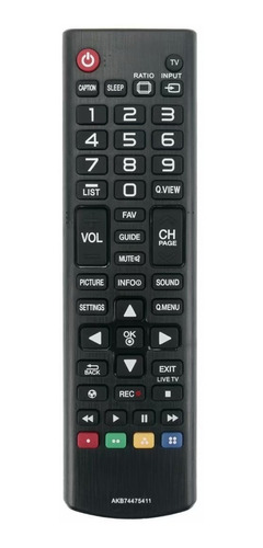 Controle Compatível LG Akb73715682 Com Função Futebol