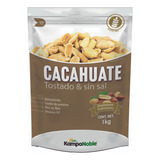 Cacahuate Tostado Sin Sal Marca  Kamponoble  Contenido 1 Kg