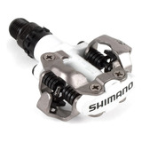 Pedal Shimano Pd-m520-w Blanco (380grs) W/o Reflector W/clea
