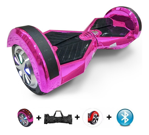 Usado 8 Polegadas Led Hoverboard Skate Electrico Scooter