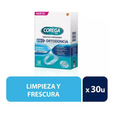Corega Tabs Tabletas Limpiadoras Pro Ortodoncia X30 Pack X4