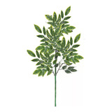 Ramo Hojas Verdes Varilla Grande 150 Cms Ficus Artificial