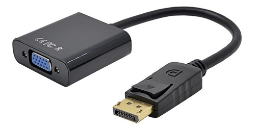 Adaptador Conversor Displayport Para Vga Vídeo 1080p