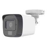 Camara Bala Luz Dual 2 Megapixel Con Microfono Uso Exterior Color Blanco