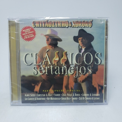 Cd Chitãozinho E Xororó Clássicos Sertanejos