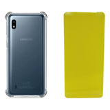 Capinha Para Galaxy A10 M10 Anti Impacto + Pelicula Gel