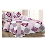 Cobertor De Verano Quilt Cubrecama Reversible 2 Plazas S9