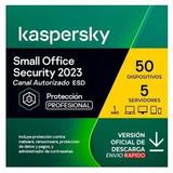 Renovación Small Office Kaspersky 50 Pcs 5 Servidores 1 Año