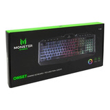 Teclado Gamer Monster Onset Rgb