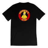 Playera Homer's Gym Los Simpsons 