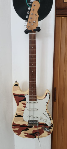 Preston Stratocaster Camuflado Guitarra Electrica Palermo