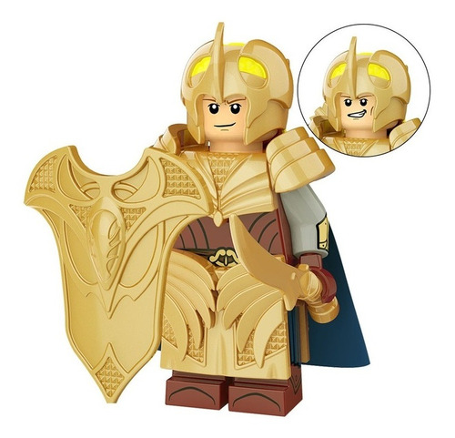 Cavaleiro Elfo Senhor Dos Aneis Medieval Boneco Blocos