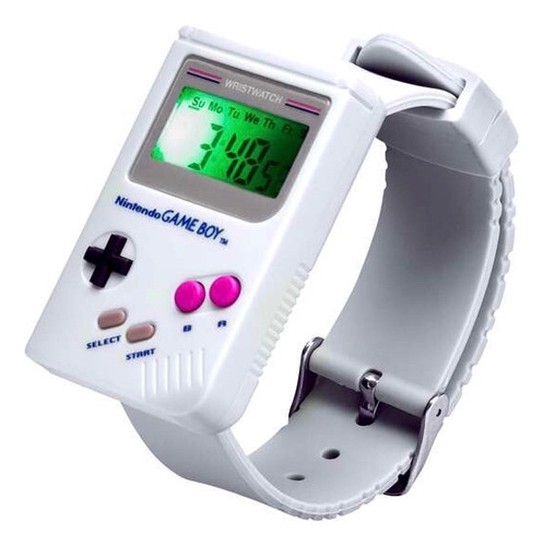 Relógio Digital Retrô Game Boy (oficial Da Nintendo)