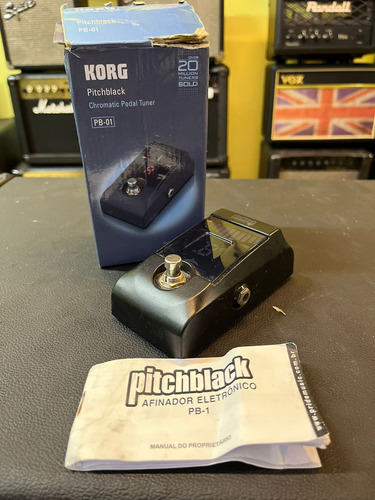 Pedal Afinador Korg Pitchblack Pb01 Chromatic Tuner Usado!!