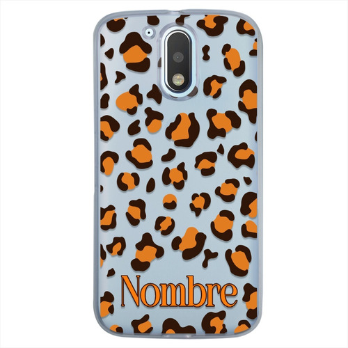 Funda Motorola Animal Print Personalizadas Con Nombre