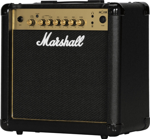Marshall Mg15 Gr Amplificador 15 Watts Reverb Gold