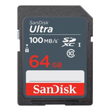 Cartão De Memória 64gb Sdhc Ultra 100mbs Original Sandisk