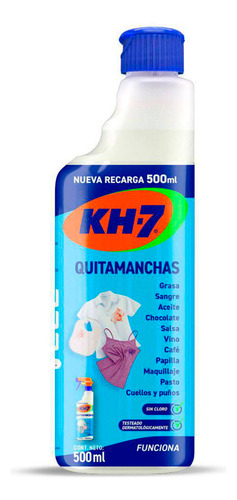 Limpiador Quitamanchas Recarga Botella 500ml Kh-7