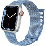 Malla De Nylon Para Apple Watch 42mm/44mm/45mm Azul-