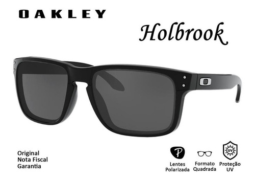 Oculos Masculino Oakley Holbrook Polarizado Black Original