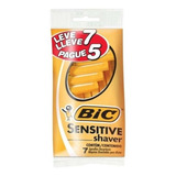 Aparelho Barbear Bic Sensitive Leve 7 Pague 5 Descartável