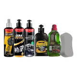 Kit Limpieza Vehiculos 5 Productos Super Promoción + Espuma