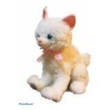 Peluche Gatito Blanco Sonido Miau Muy Suave