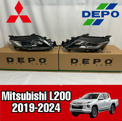 Faro Mitsubishi L200 2019-2020-2021-2022-2023-2024 Depo  Foto 2